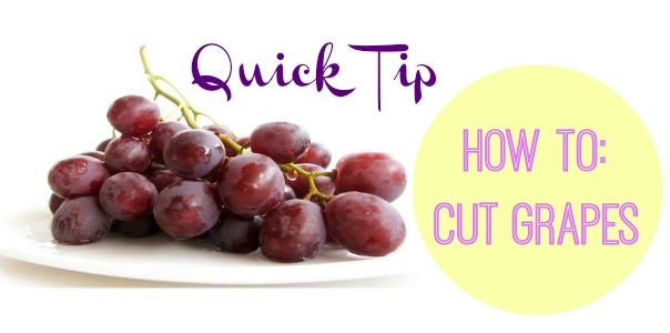 cut grapes