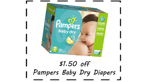diaper coupon pampers baby dry