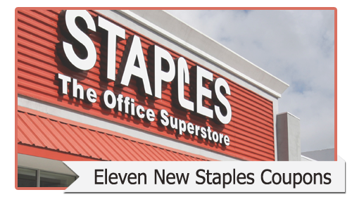 eleven new staples coupons