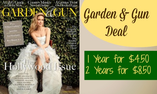 Garden Gun Magazine Subscription 4 50 A Year Southern Savers