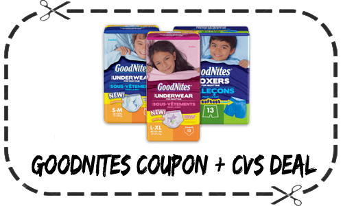 GoodNites Coupon | $3 off Nighttime Underwear + CVS Deal :: Southern Savers