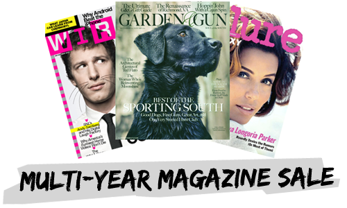multi year magazine sale
