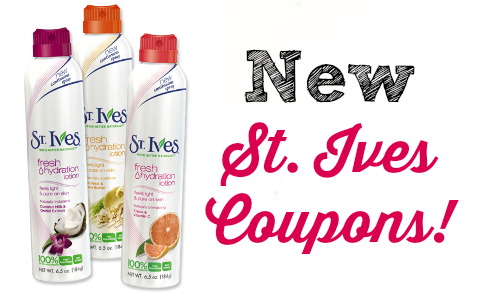 new st. ives coupons