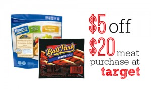 target coupon meat