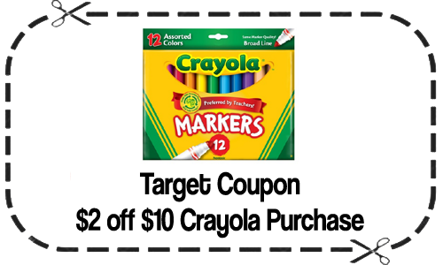 target crayola coupon