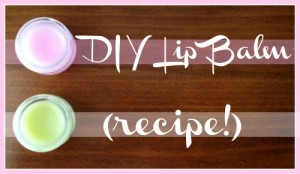 DIY Lip Balm Recipe - Great for a girl's party!