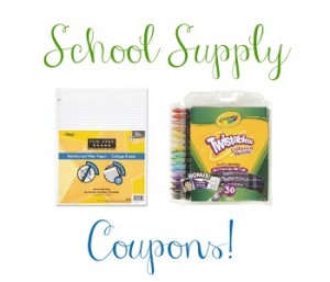 School Supply Coupons