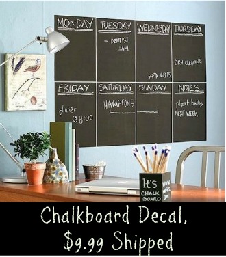 chalkboard decal