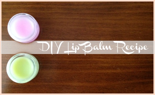 DIY Lip Balm Recipe - great for a girl's party!