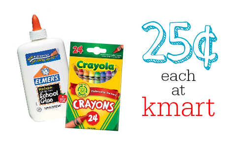 Kmart Deal: Get Crayola Crayons & Elmer's Glue for 25¢ Each :: Southern  Savers