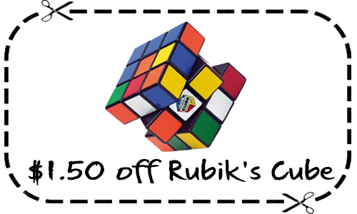 rubik's cube coupon
