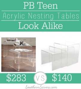 PB Teen Nesting Tables Look Alike