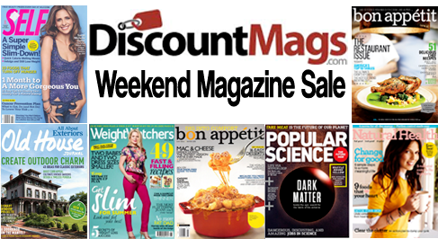 discountmags 9-12 weekend sale