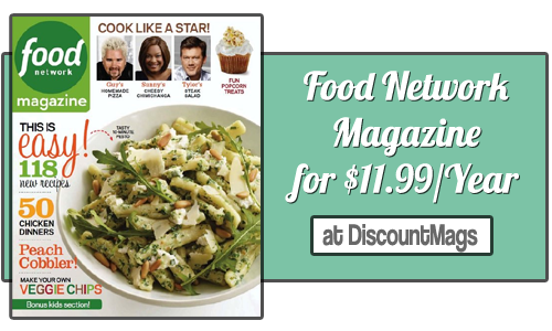 food network magazine subscription