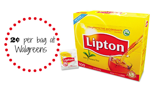 lipton black tea at walgreens