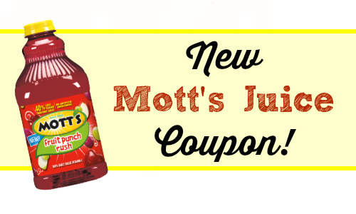 mott's juice coupon