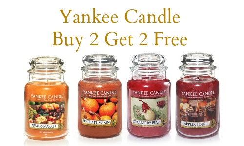 yankee candle buy 2 get 2 free