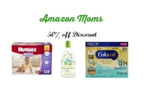 amazon moms 50 off discount