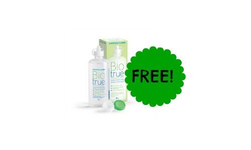 free biotrue contact solution