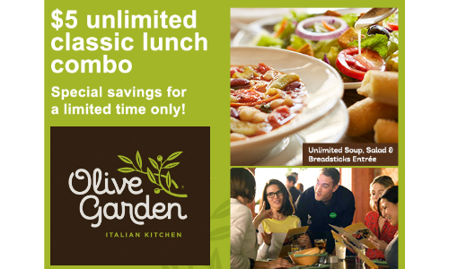 olive garden lunch combo