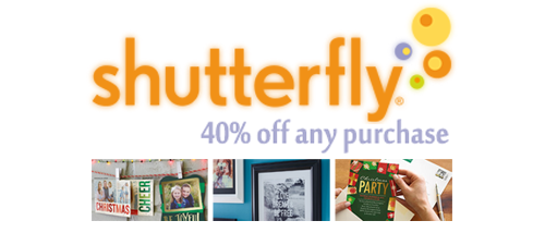 shutterfly coupon code 40 off