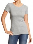 Women's Perfect Crew-Neck Tees - Light Heather Gray