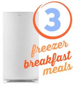 3 Freezer Breakfast Meals