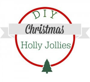 DIY Christmas Holly Jollies