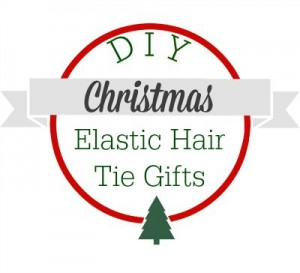 DIY Christmas.  Make your own elastic hair ties.