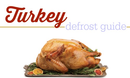 How to defrost your turkey