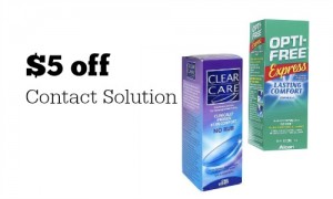 contact solution coupon