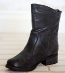 distressed boot