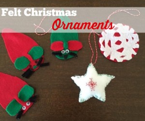 diy felt ornaments