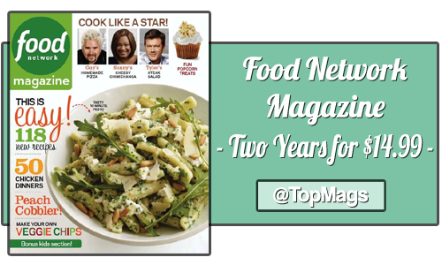 food network magazine subscription copy