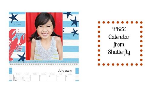 free shutterfly calendar
