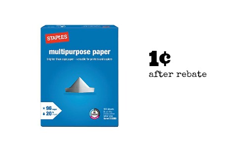 Staples Easy Rebates Paper For 1 Southern Savers