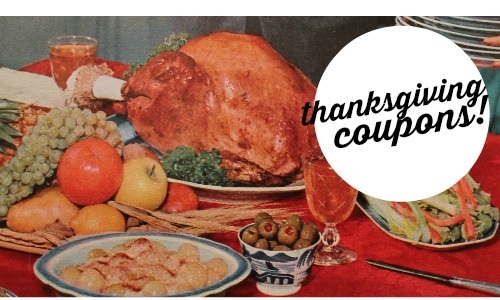 thanksgiving coupons