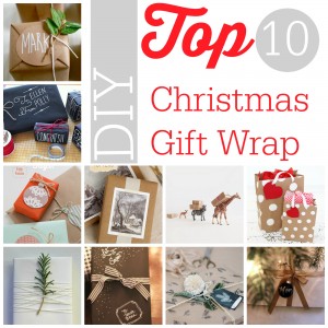 Top 10 DIY Christmas Gift Wrap