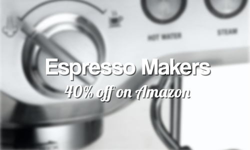 espresso makers 40 off amazon
