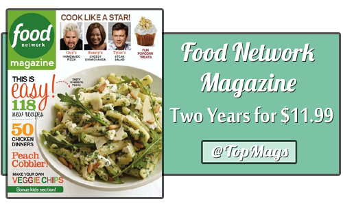 food network magazine two years for 1199