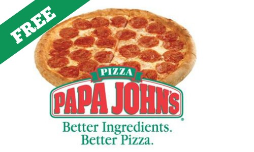 Berea Papa Johns - FREE PIZZA TODAY! Order $12 or more using your