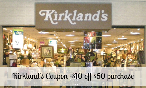 kirklands coupon 10 off 50