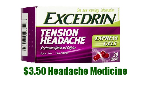 Walgreens Deal: $3.50 Excedrin Headache Medicine ...