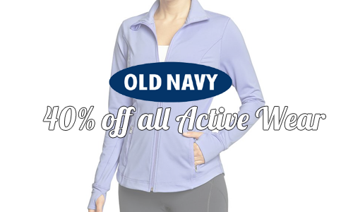 old navy 40 off active wear