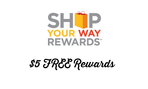 shop your way rewards 5 free