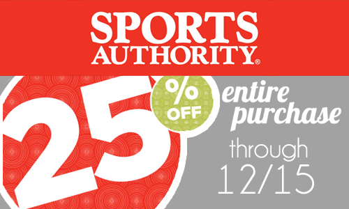 sports authority 25 off for 12 15 copy