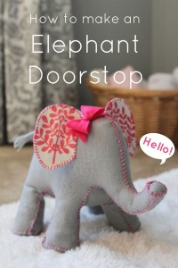 Elephant Doorstop