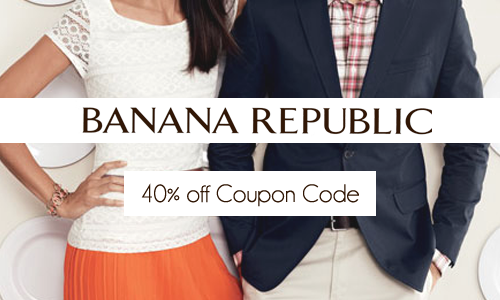 banana republic 40 off code