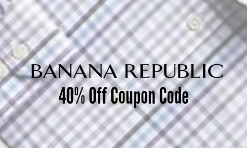 Banana Republic 40% Off Sale