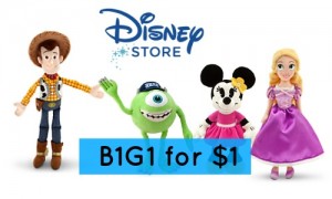 disney store deal plush toys